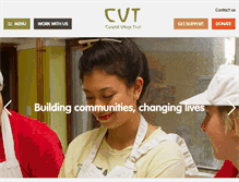 Tablet Screenshot of cvt.org.uk